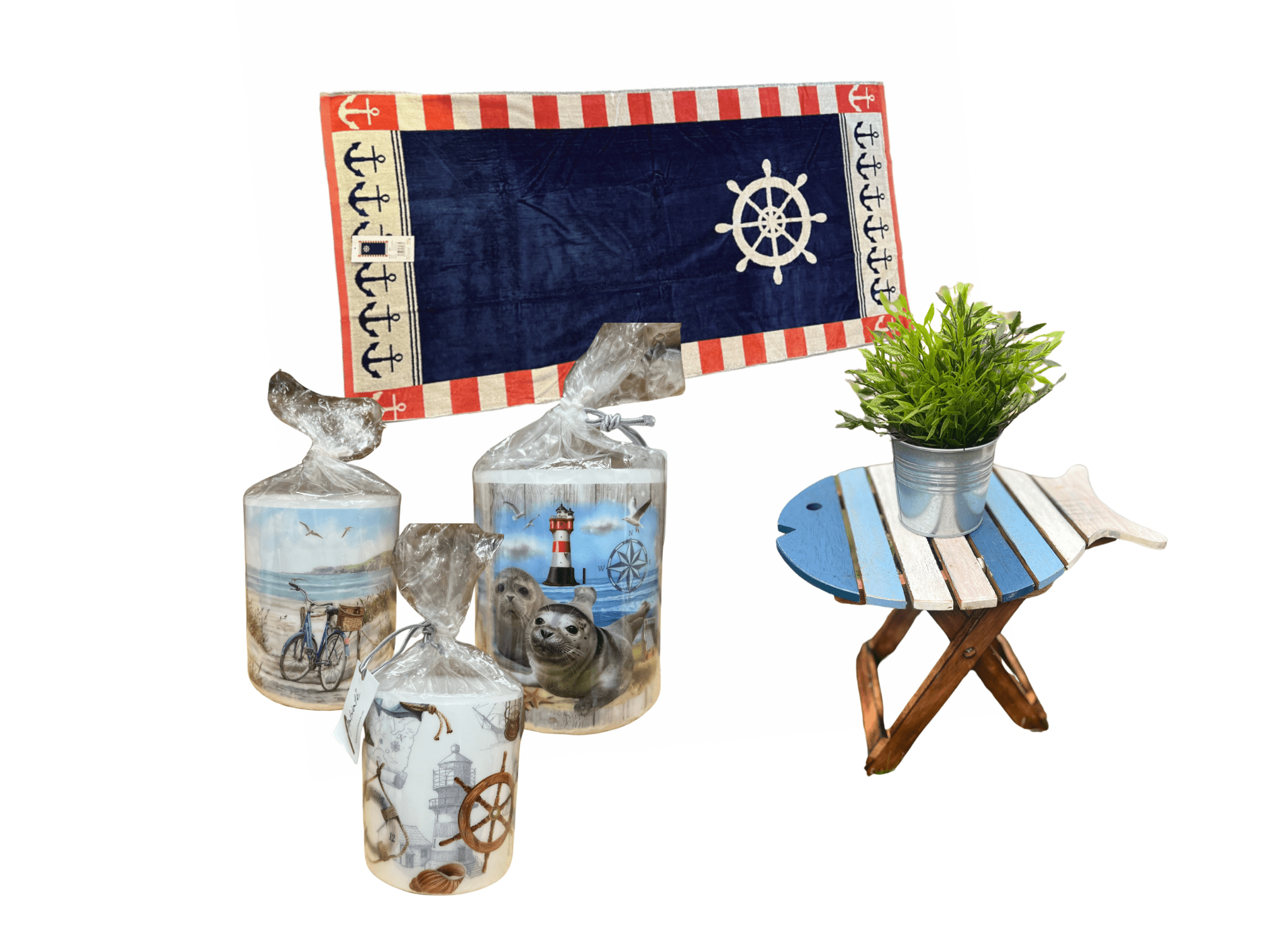 Maritime Badezimmer Deko und Accessoires - MEER DEKO