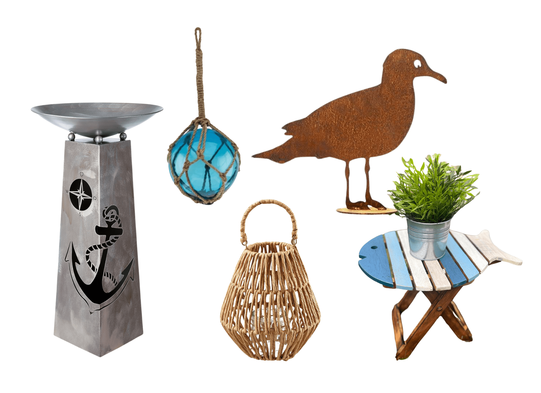 Maritime Deko, Möbel und Accessoires für den Garten - MEER DEKO