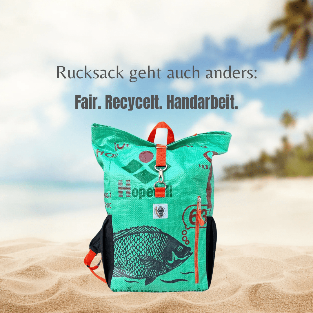 Upcycling Taschen & Accesoires aus Fischfuttersäcken - MEER DEKO