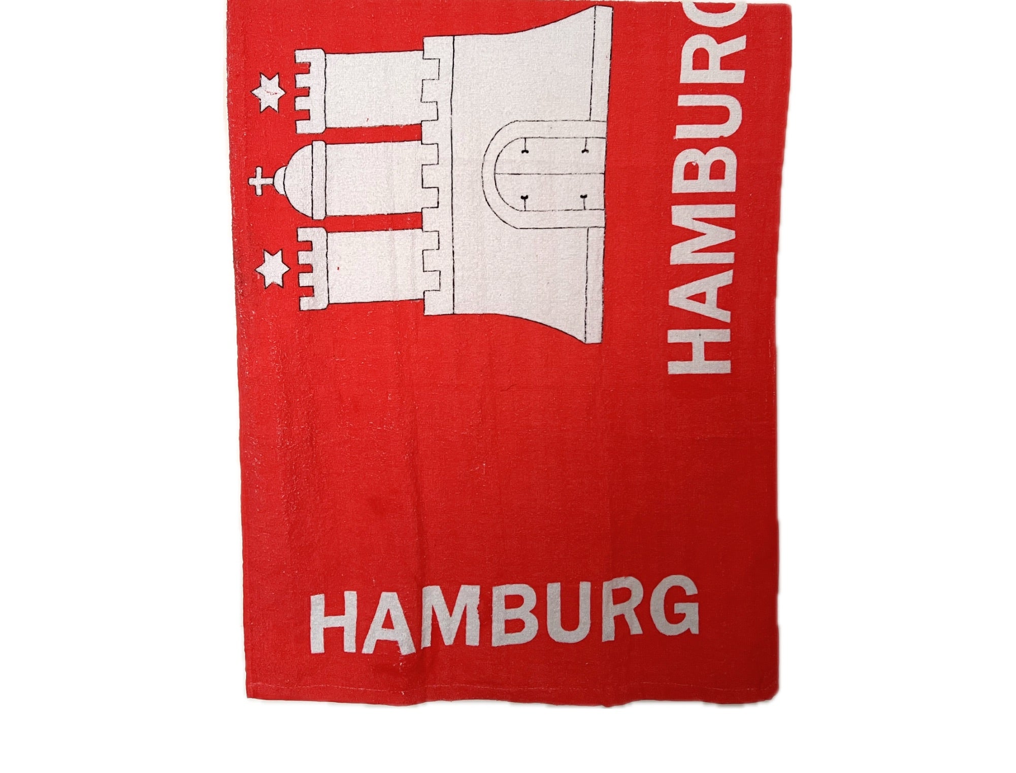 Strandtuch "Hamburg" Mikrofaser Handtuch Beach Maritim