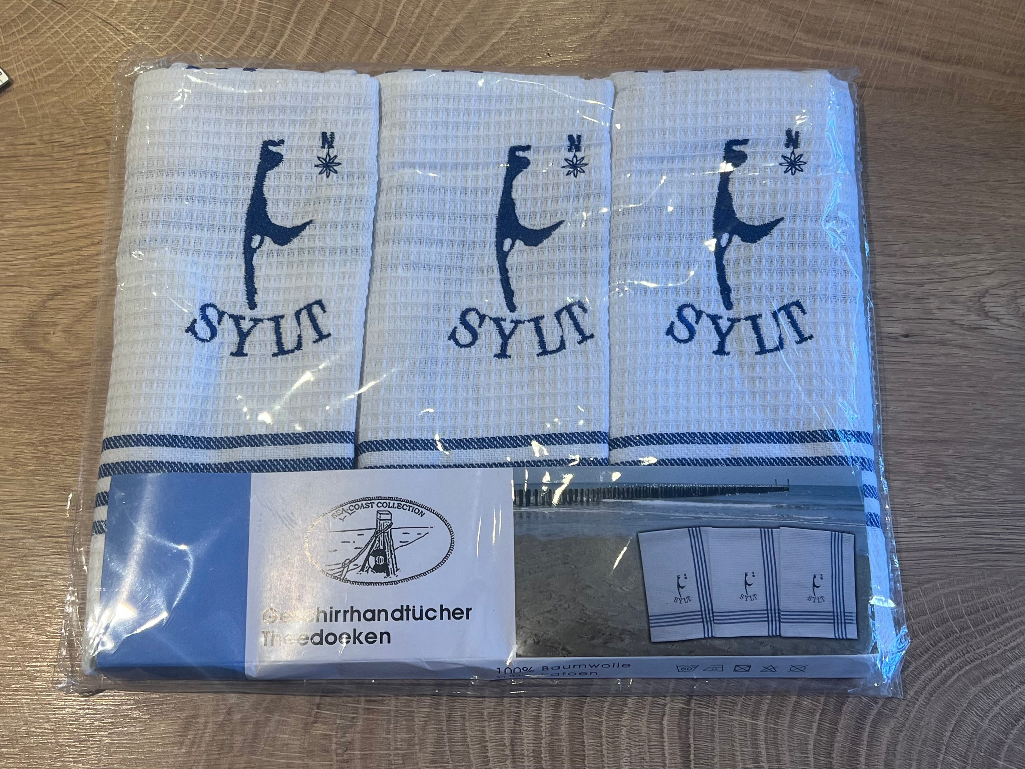 3er Set Sylt Geschirrtücher 50x70cm