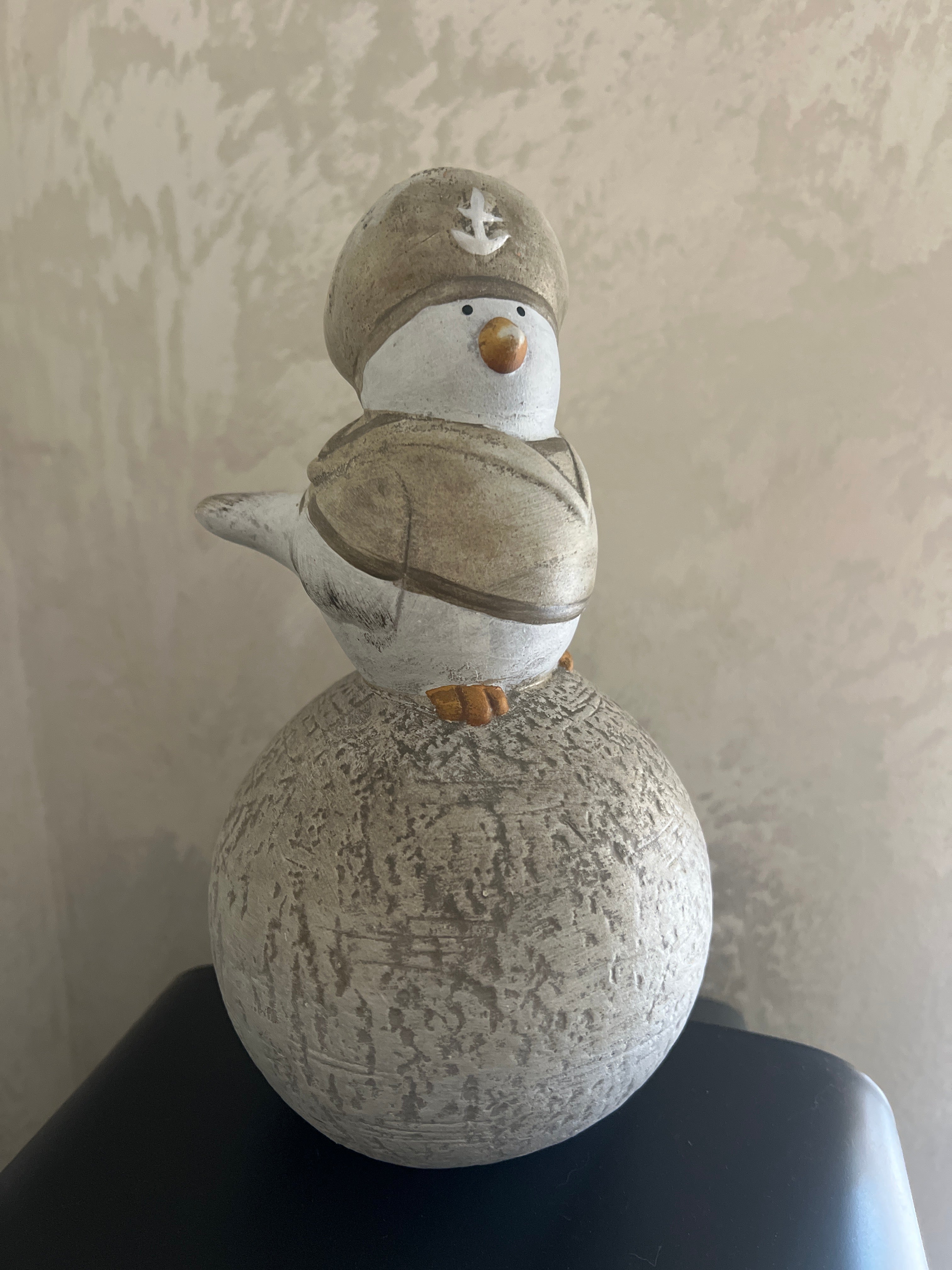 Möwe auf Kugel 23cm Figur