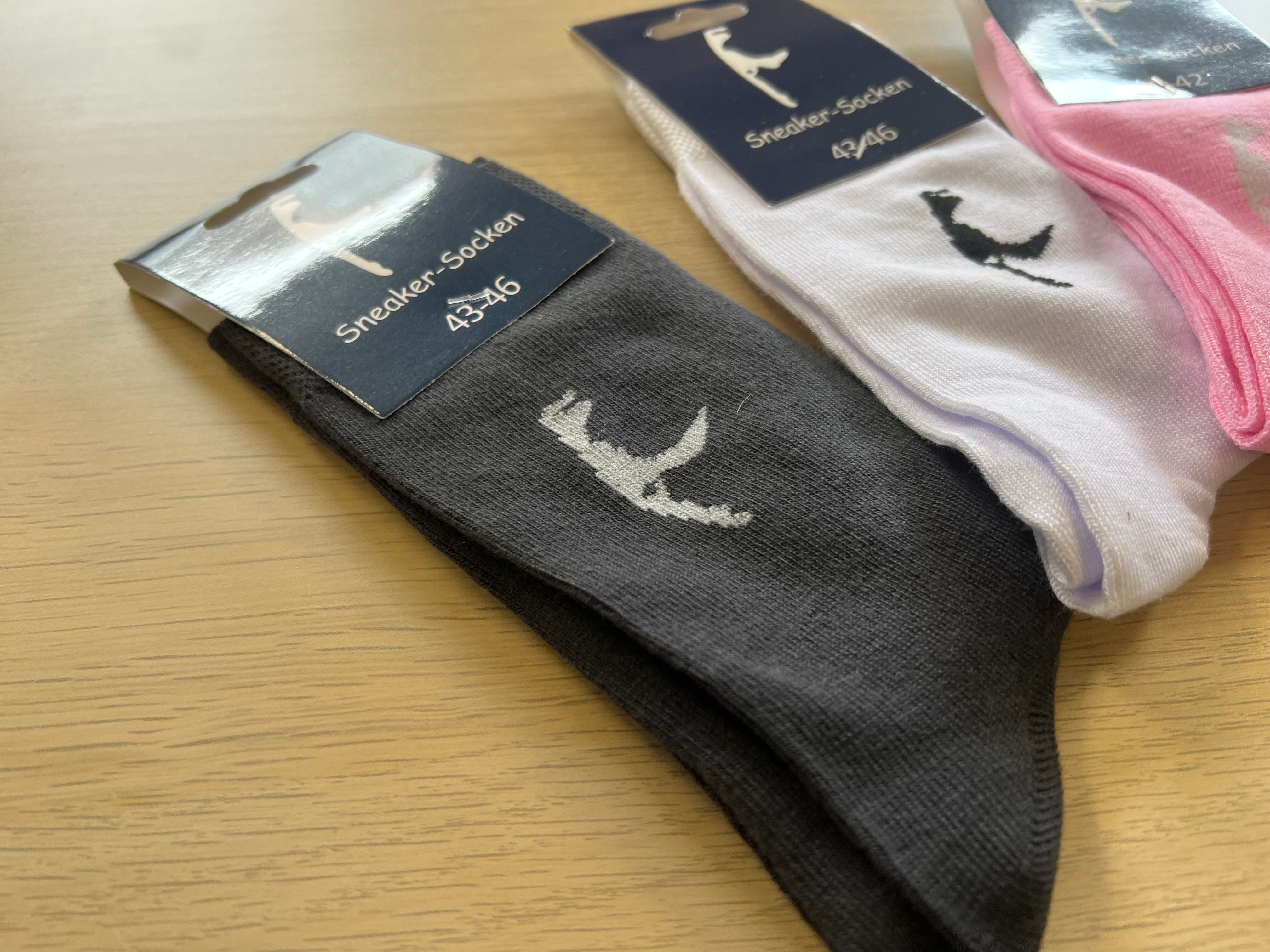 Sylt Socken anthrazit Gr. 42-46 Strümpfe