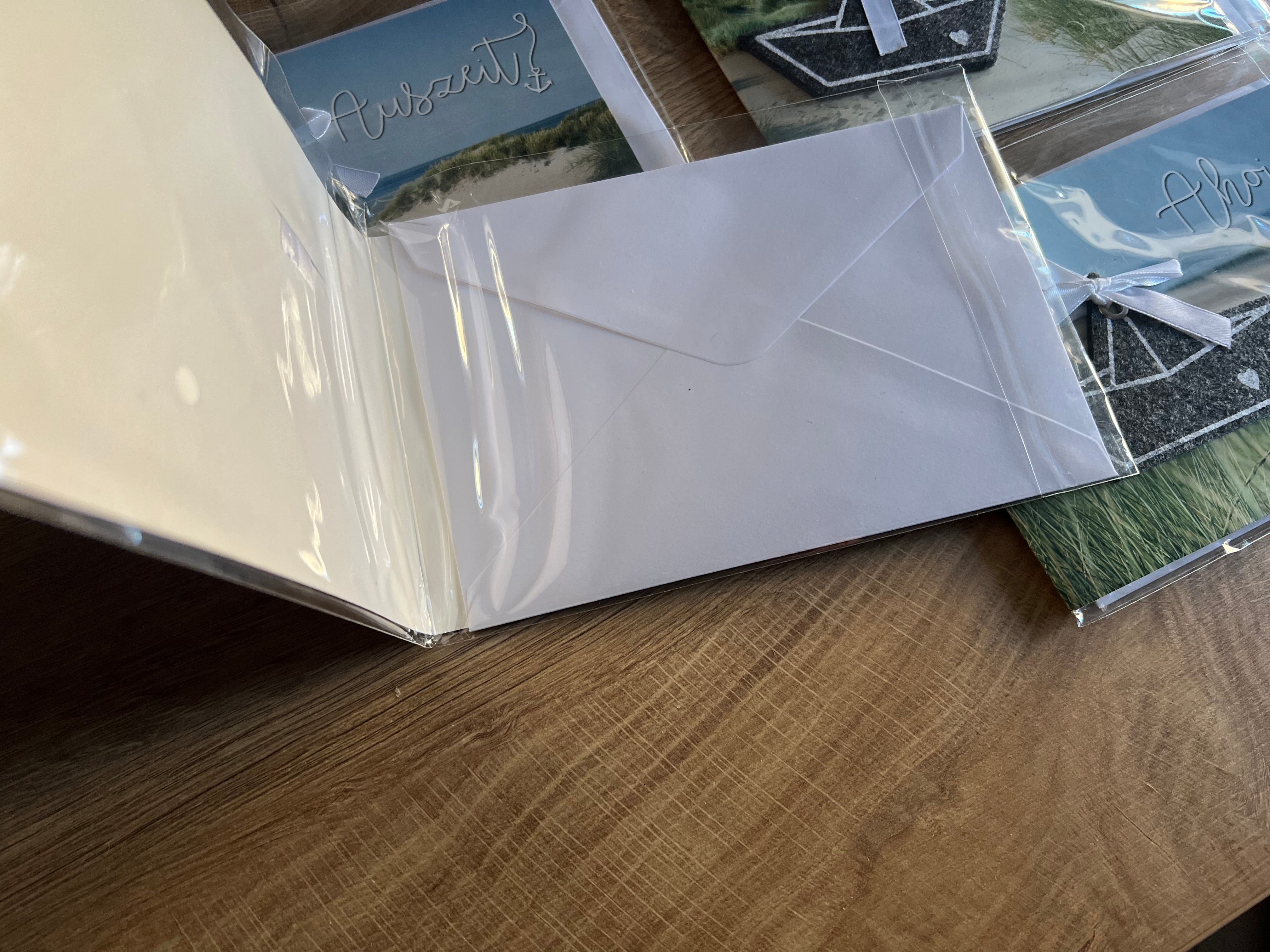 Grußkarte GILDE mit Filz und Umschlag