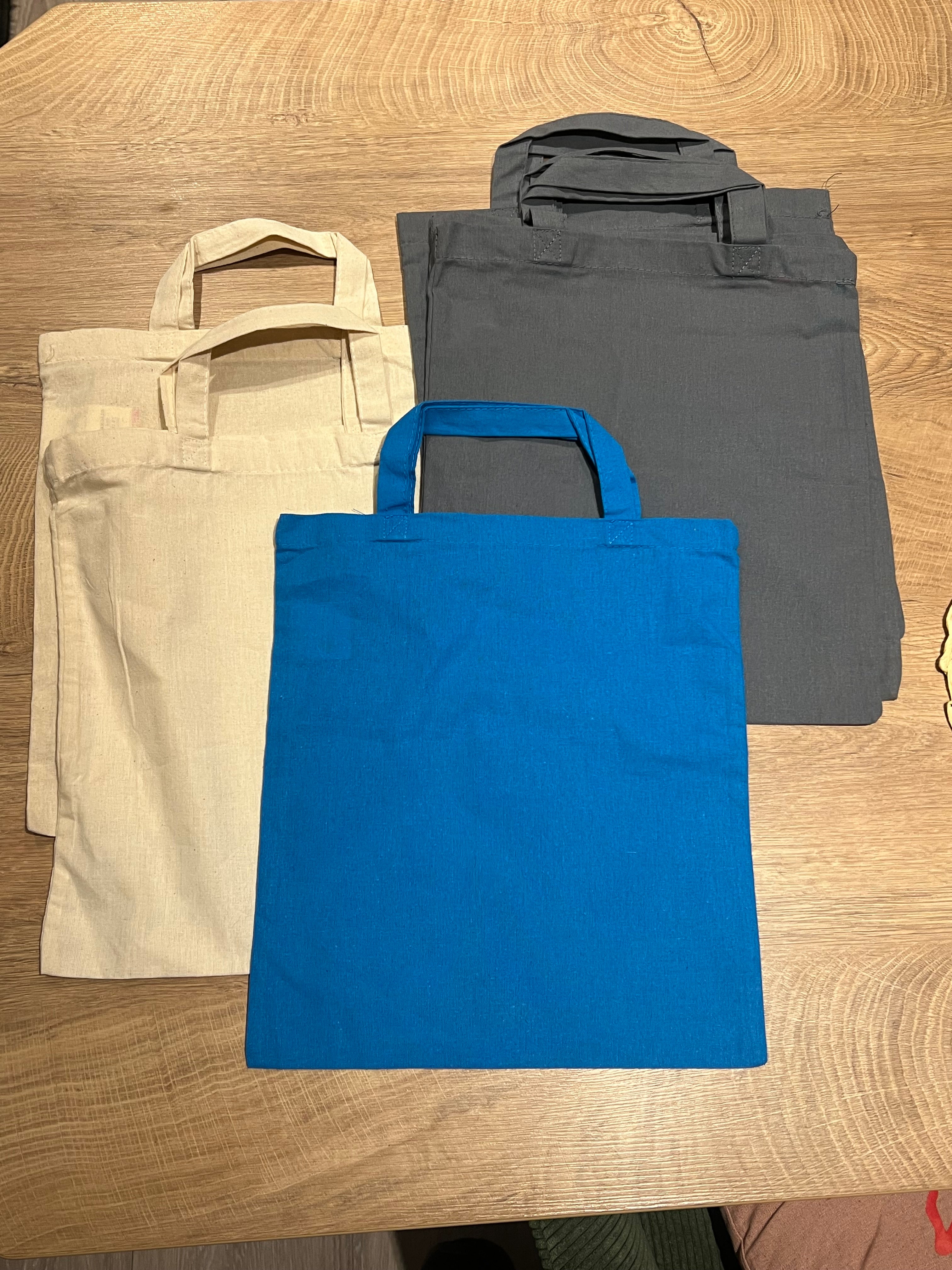 6x Baumwolle Tragetasche