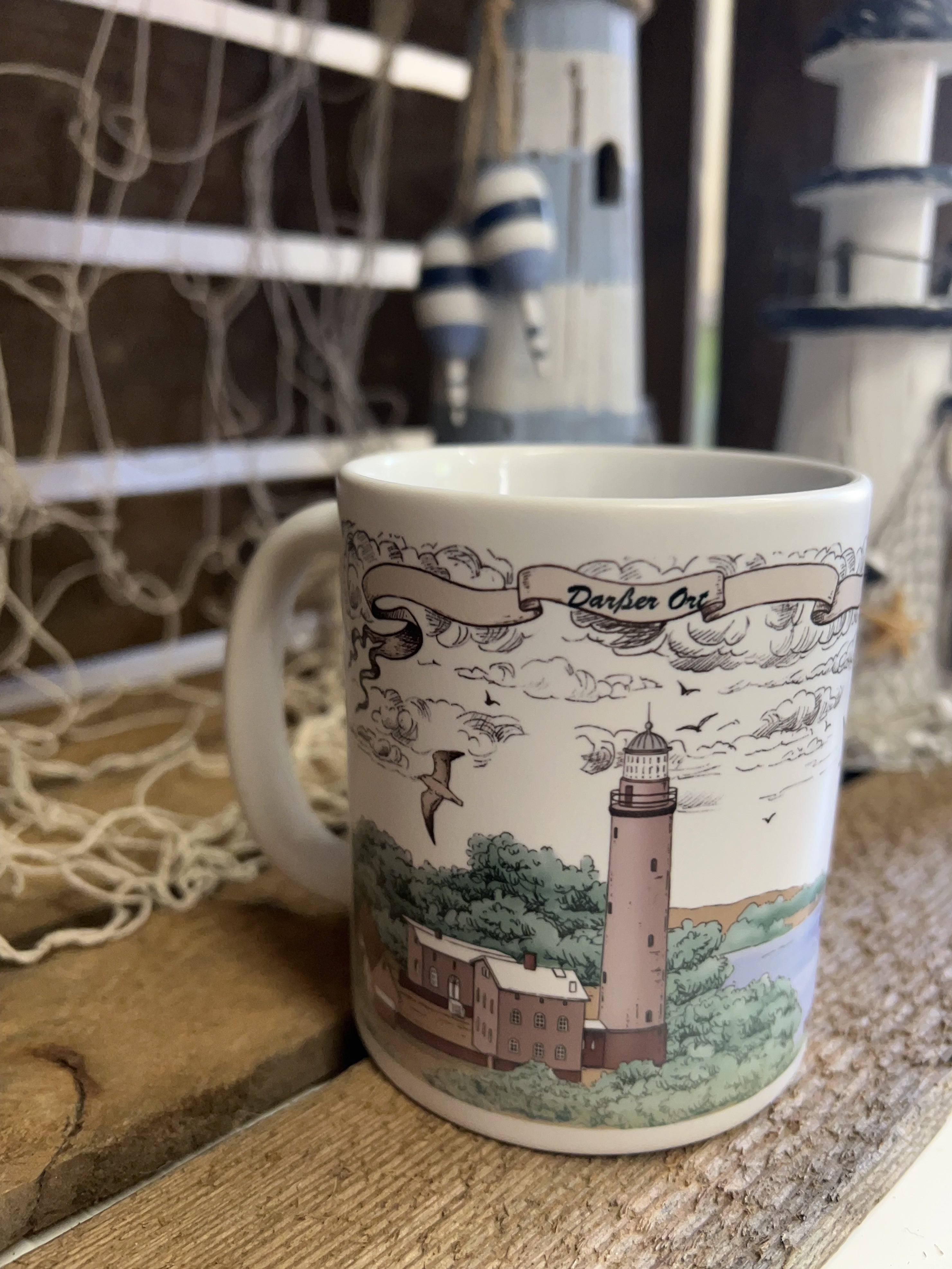 Fischland-Darß-Zingst Tasse mit Zeichnung