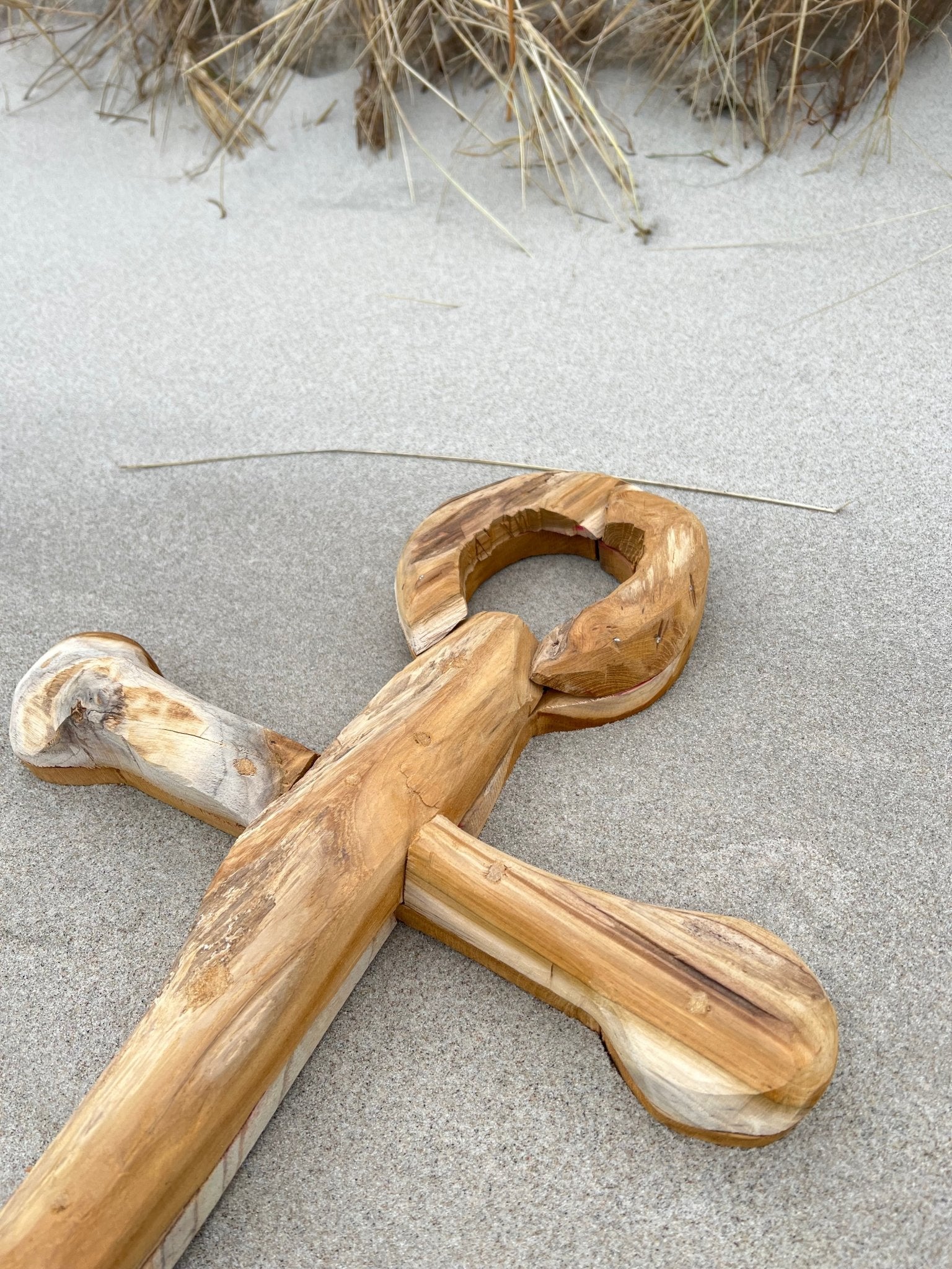 Anker 80cm Teakholz zum Aufhängen - MEER DEKO