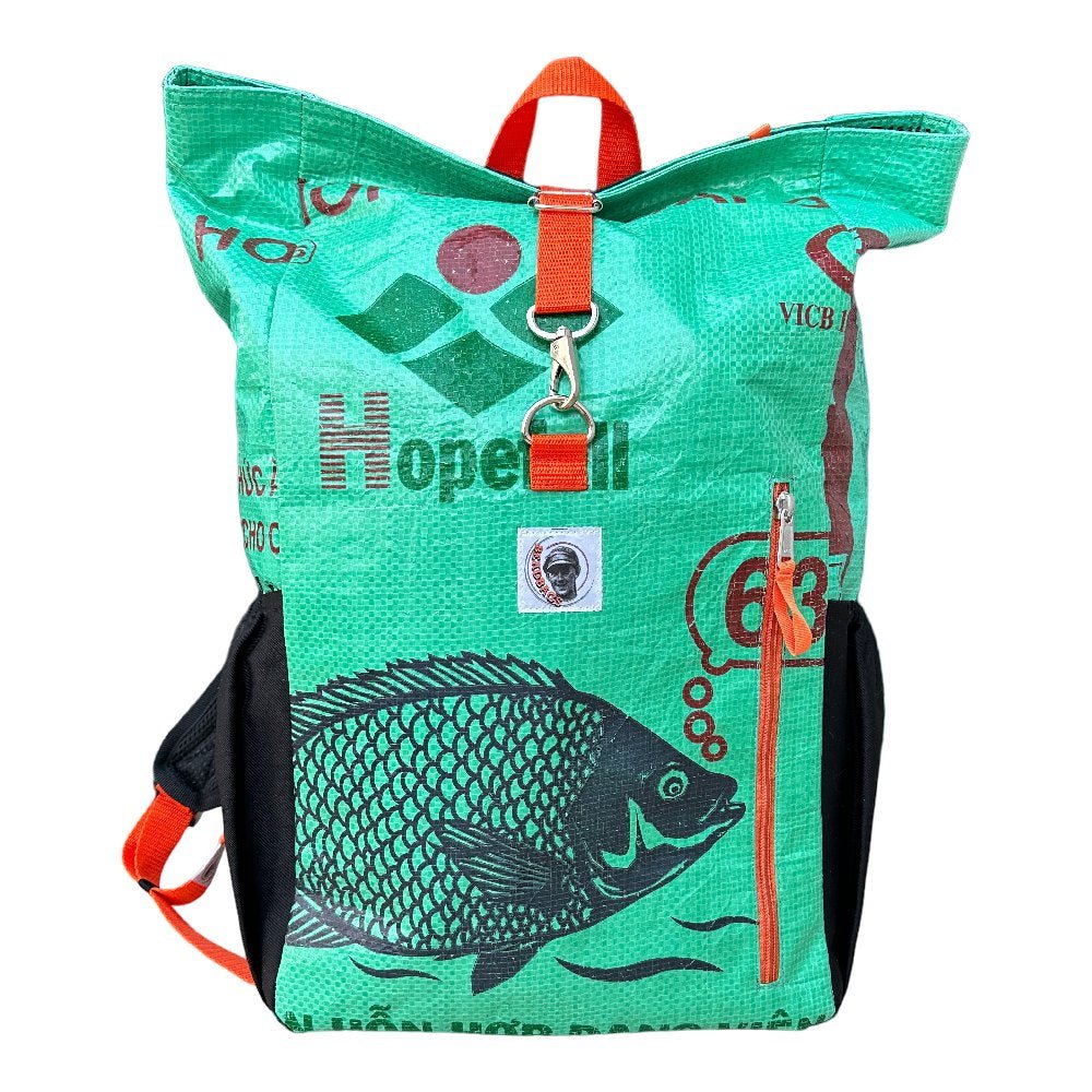 Beadbags Adventure Rucksack Ri100 mittelgrün recycelt - MEER DEKO