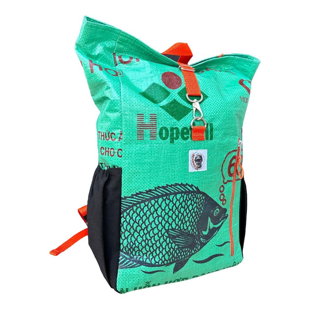 Beadbags Adventure Rucksack Ri100 mittelgrün recycelt - MEER DEKO