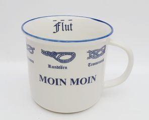 Becher Moin Moin Retro mit Knoten „Ebbe und Flut“ - MEER DEKO