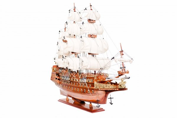 Kriegsschiff Sovereign of the Seas L. 75cm Handarbeit - MEER DEKO