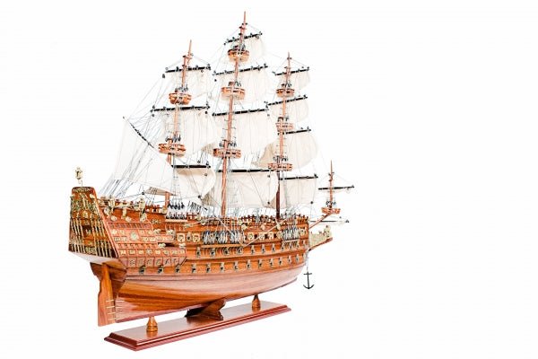 Kriegsschiff Sovereign of the Seas L. 75cm Handarbeit - MEER DEKO