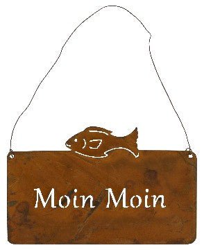 Moin Moin Rost Schild zum aufhängen - MEER DEKO