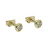 Ohrstecker Ohrring 5mm Zirkonia rund 9Kt GOLD - MEER DEKO