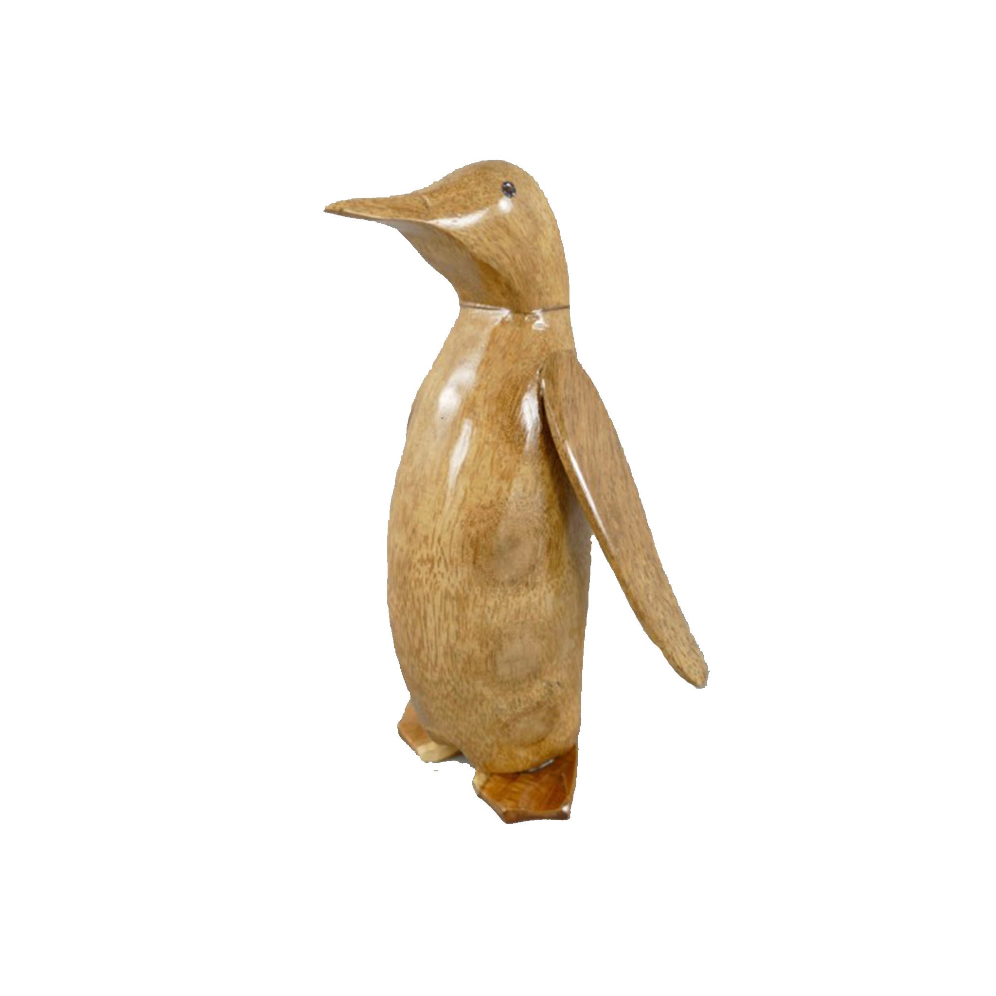 Pinguin Deko aus Teakholz H. 32cm - MEER DEKO