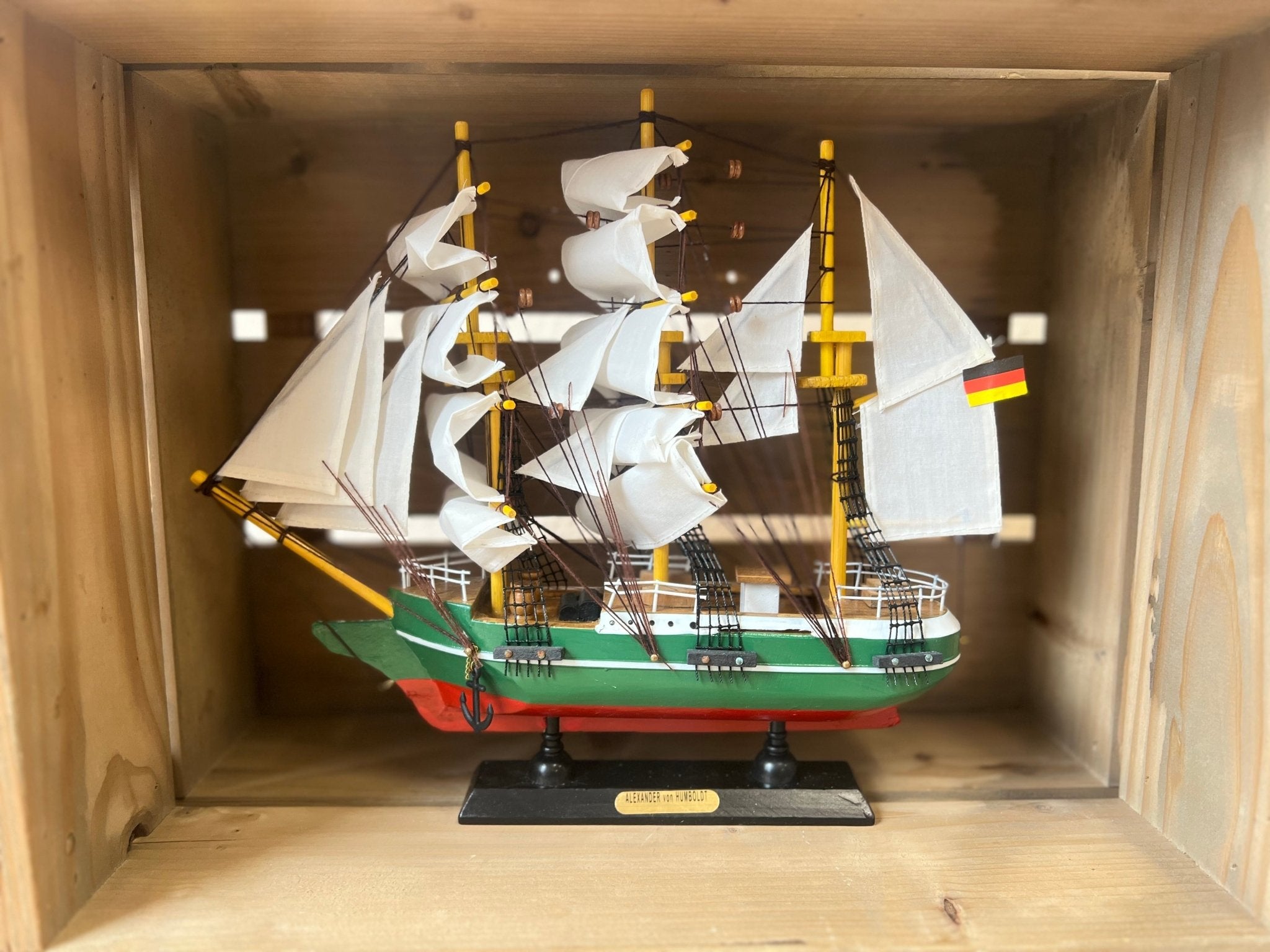 Segelschiff MS Alexander von Humboldt L. 31cm - MEER DEKO