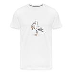 Möwe mit Eis T-Shirt - white