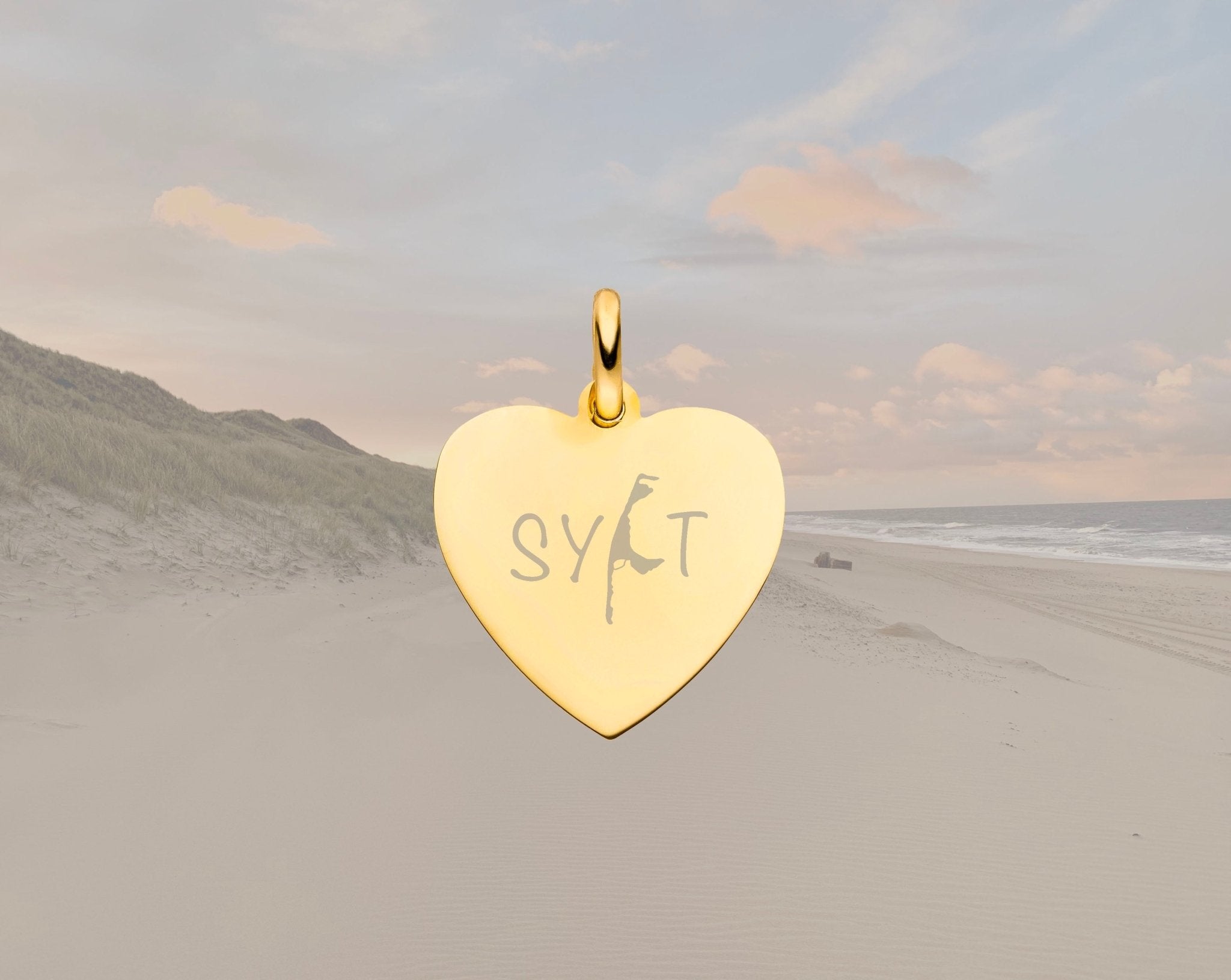 Sylt Anhänger 333 Gold für Halsketten - MEER DEKO